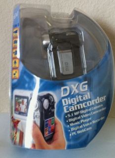 108 69 NIP DXG Digital Camcorder Camera Model 506V 5 1 MP MP3 Player