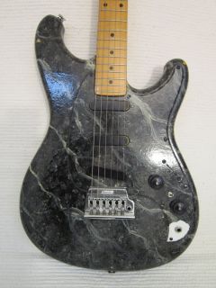   1980s Ibanez Roadstar II Electric Guitar Grey Swirl Custom Paint Job