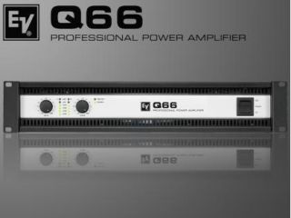 Electrovoice Power Q66 II 2 Channel Mobile Amplifier Pro Kit 2 x 600W