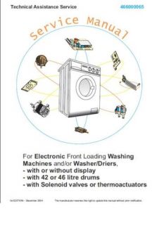 Repair Manual Asko Electronic Washer (Your choice of one of the 8