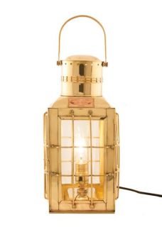 Brass Chiefs Electric Lamp 15 Lantern Tropical Decor