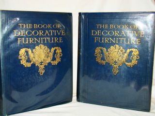 Edwin Foley Book of Decorative Furniture 2 Vols 1911 12 First US Color