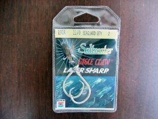 Eagle Claw Lazer Sharp 11 0 Seaguard Saltwater Hooks
