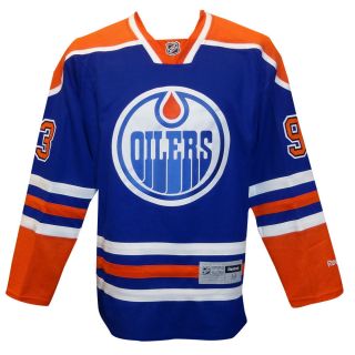 Edmonton Oilers Sz L Ryan Nugent Hopkins RBK Premier Jersey