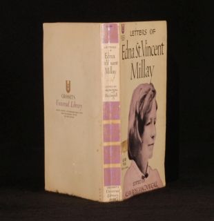  of edna st vincent millay bound in card with pictorial boards edna st