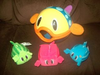Playskool Lets Play Together Fill N Spill Fish 3 Colorful Cloth