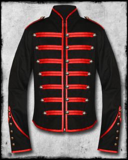 emo red military parade my chemical romance jacket fully lined unisex