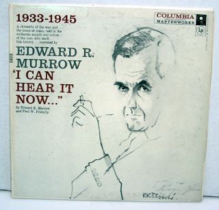 Edward R Murrow LP Record Album I Can Hear It Now 