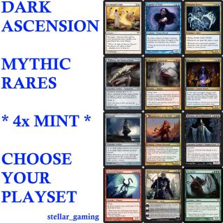 4X Dark Ascension Mythic Rares Mint Your Choice MTG DKA Playset