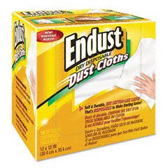 Endust Dry Disposable Dust Cloths BOX OF 10