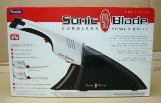 New Sonic Blade Cordless Rechargeable Knife Powerful Electric Battery