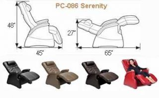 Refurbished PC 086 Electric Massage Zero Anti Gravity Perfect Chair