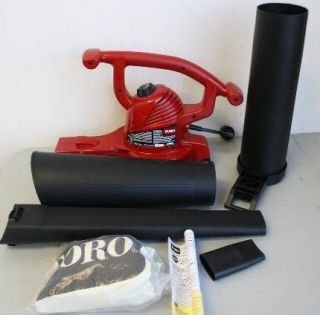  12 Amp Variable Speed Electric Blower Vacuum Yard Garden Red