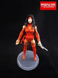 Elektra Marvel Universe 3 75 Figure Custom Variant Card