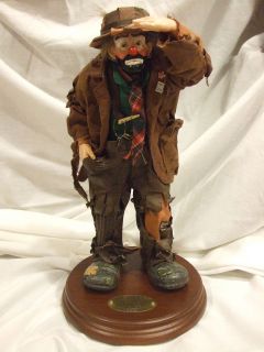 EMMETT KELLY JR REAL RAGS LIMITED EDITION Figurines Looking Out To See