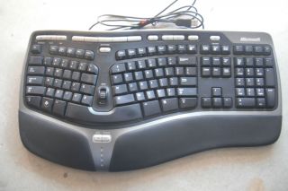 Microsoft Natural Ergonomic Keyboard 4000 Ergo Wrist Pad Cord Shortcut
