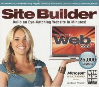 Site Builder from Encore Software 25000 Layouts Windows Vista 2000 XP