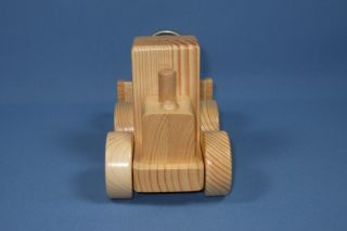 Handcrafted Wooden Toy Front End Loader