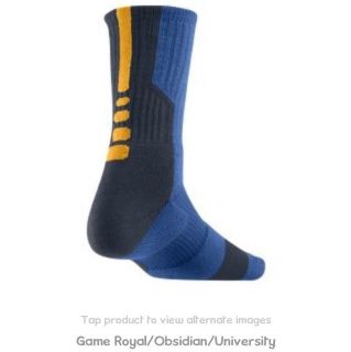 Nike Elite 2.0 Crew Olympic Socks   Game Blue Obsidian University Gold