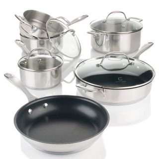  Cookware Sets Curtis Stone SteelWorks Stainless 10 piece Cookware Set
