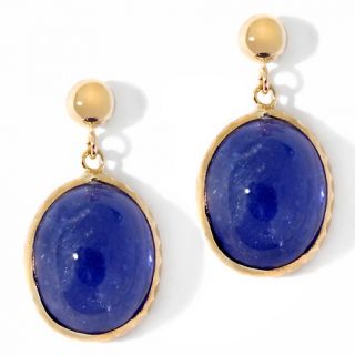 Jewelry Earrings Drop Tanzanite 10K Cabochon Dangle Earrings