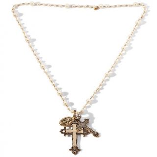 colleen lopez 32 12 necklace with cross enhancer drop d