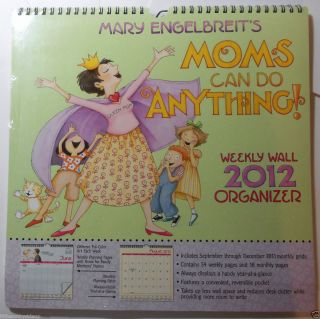  Engelbreits MOMS CAN DO ANYTHING WEEKLY 2012 WALL Calendar/Organizer