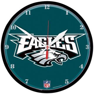  Football Fan Philadelphia NFL Team 12 3/4 Round Clock   Eagles