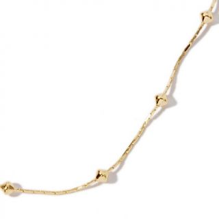 Technibond® Diamond Cut Beaded 18 Chain Necklace