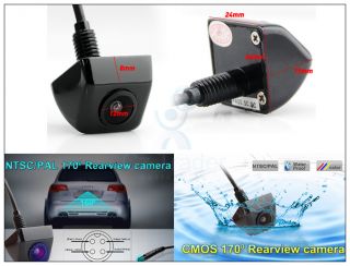 CMOS 170 Degree Vehicle Rearview Camera – Waterproof, Color PAL/NTSC