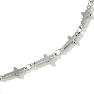 Michael Anthony Jewelry 18 Stainless Steel Cross Link Necklace
