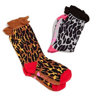 Shoes Socks, Tights & More Betsey Johnson Leopard 2 pack Socks