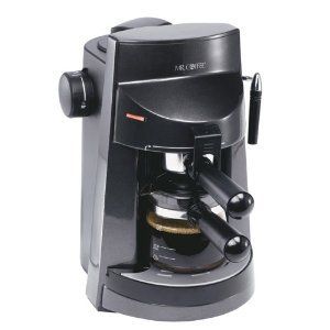 Mr Coffee 4 Cup Espresso Cappuccino Coffee Maker Steam