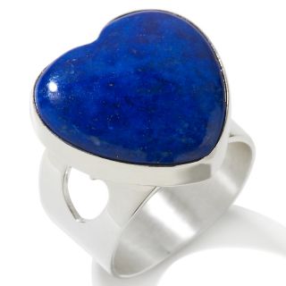 Jewelry Rings Fashion Jay King Lapis Sterling Silver Heart Shaped