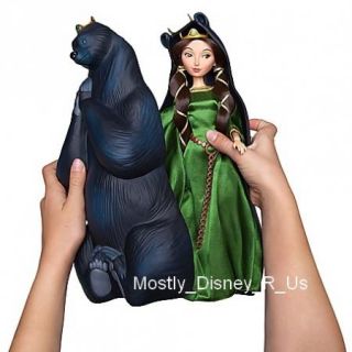 New  Queen Elinor Brave Movie Toy Doll Set Meridas Mom 12