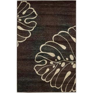 Nourison Expressions Brown Area Rug   36 x 56