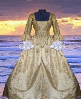 Marie Antoinette Pirate Elizabeth Swann Renaissance Dress Costume