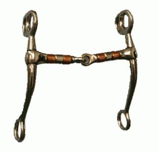 New Tom Thumb Horse Bit with Copper Rollers Horse Tack