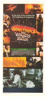 Star Trek II Movie Poster Original Australian Daybill