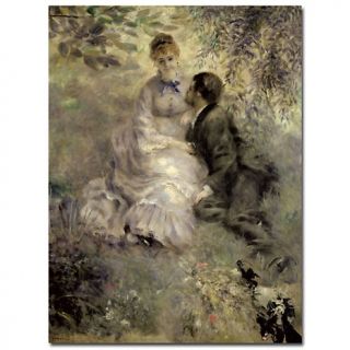  Renoir The Lovers 1875 Canvas Art Print   18 x 24