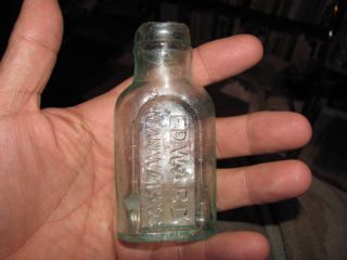Very Old Small Handmade Bottle Edward Manwaring C Nice