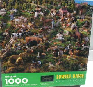  1000 Piece JIGSAW PUZZLE LOWELL DAVIS R.F.D. AMERICA NEW SEALED