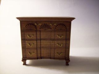 Edward Norton Block Front Chippendale Dresser Four Drawers Hand Made