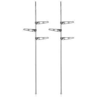  laundry poles 2 pack gray note customer pick rating 37 $ 49 95 or 2