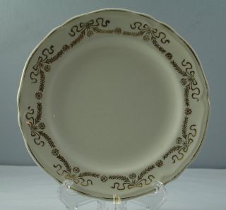 Edwin Knowles Gold Ribbon Bread and Butter Plate