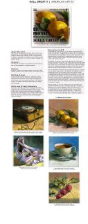 Oil Painting Lemons DVD Instruction Hall Groat II