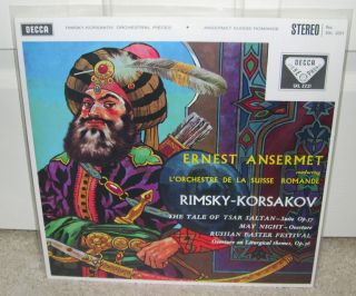 Ansermet Rimsky Korsakov Audiophile 180gram Speakers Corner Decca SXL