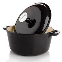 Wolfgang Puck Lightweight Cast Iron 4.4qt Dutch Oven with Lid