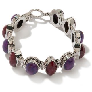 Nicky Butler Nicky Butler Raj 35ct Red Corundum and Purple Turquoise