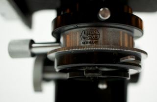 Ernest Leitz Wetzlar Germany 1940s Fantastic Professional Microscope w